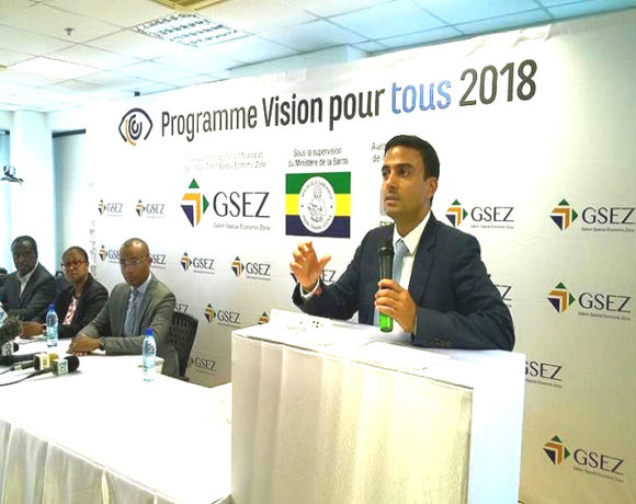 Gagan Gupta, le DG d'Olam Gabon au lancement de la caravane