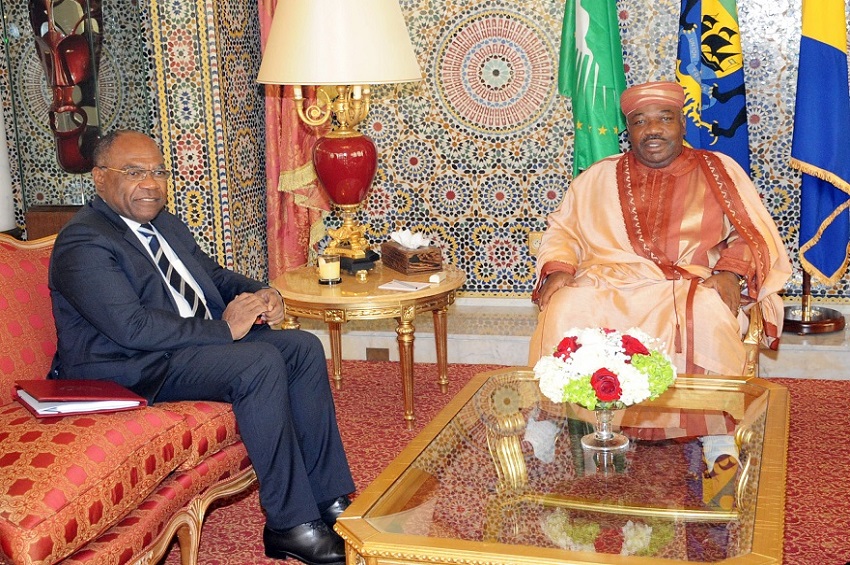 Tête à tête entre le Président Ali Bongo Ondimba et M. Léonard She Okitundu (VPM et ministre des AE de la RDC)