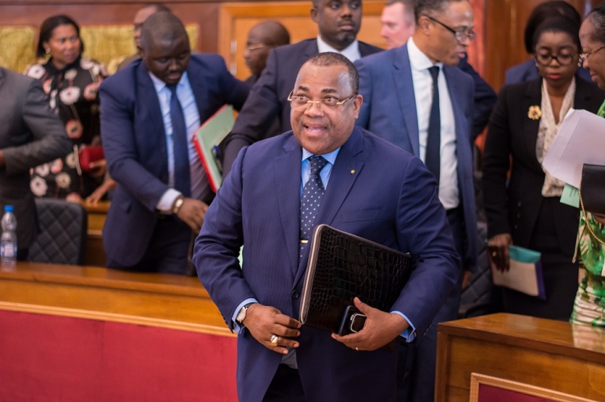 Les membres du gouvernement à l'Assemblée nationale